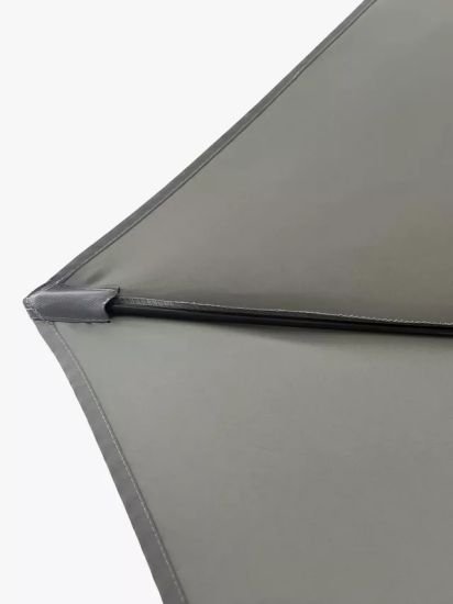 Aluminium Wind-Up Parasol, 2.7m