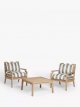 Square Coffee Table, 80cm, (Acacia Wood), Natural