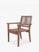 Rope Stacking Garden Chair, Set of 2, (Acacia Wood), Natural