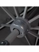 2.7m Adjustable Parasol with Bluetooth Speaker and LED Lights, Black