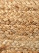 Jute cushion, natural