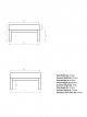 Garden Coffee Table / Foot Stool, (Eucalyptus Wood), Natural