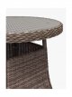 2-Seater Garden Bistro Table, Natural