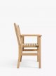Acacia Wood Foldable 2-Seater Garden Bench, Natural