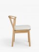Dining Chair, Set of 2,  (Acacia Wood), Natural