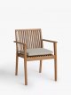 Dining Chair, Set of 2, (Acacia Wood), Natural